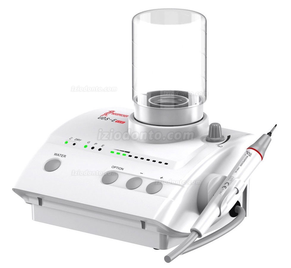 Woodpecker® UDS-E Ultrassom Odontológico Scaler com Luz LED & Reservatório Compatível com EMS